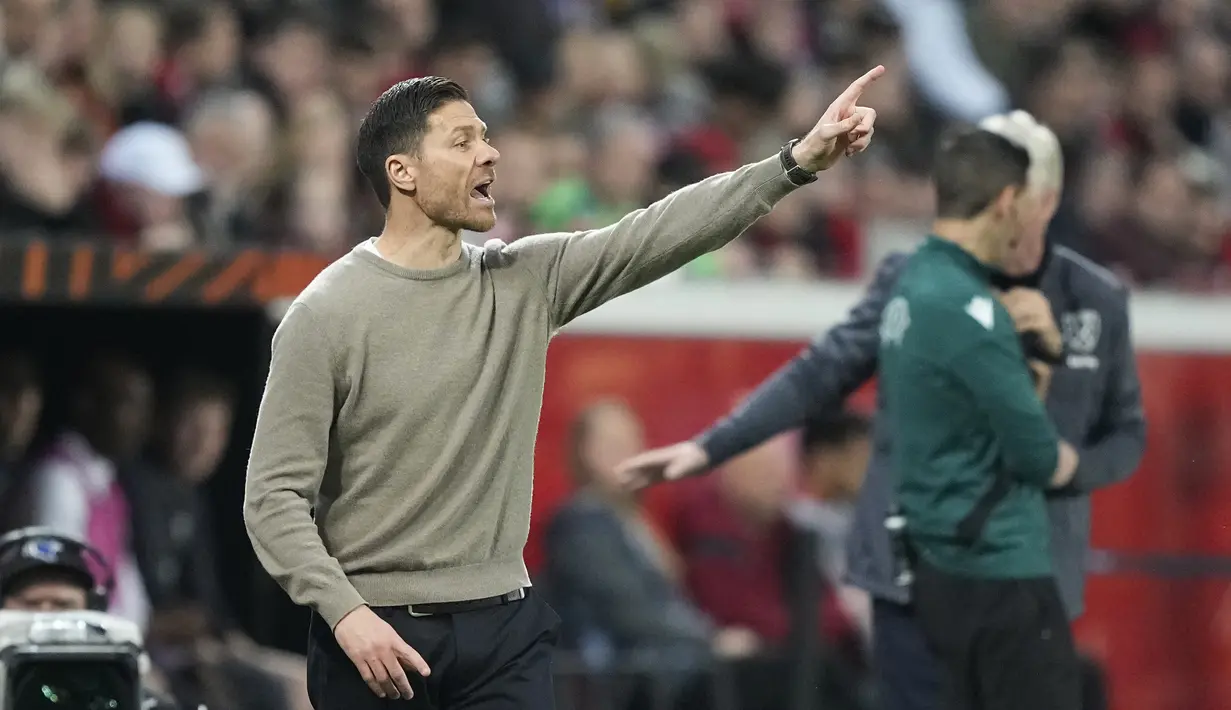 Selain itu, Xabi Alonso juga sukses menorehkan catatan baik pada klub yaitu 47 pertandingan tidak terkalahkan di semua kompetisi hingga laga uji coba.  (AP Photo/Martin Meissner)
