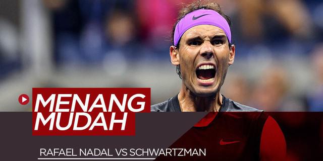 VIDEO: Rafael Nadal Belum Terbendung di AS Terbuka 2019