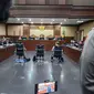 Sidang mantan Menteri Komunikasi dan Informatika (Menkominfo) Johnny G. Plate dengan agenda dakwaan dalam kasus korupsi proyek BTS 4G Kominfo di Pengadilan Tindak Pidana Korupsi (Tipikor) pada Pengadilan Negeri (PN) Jakarta Pusat, Selasa (27/6/2023). (Fachrur Rozie/Liputan6.com)