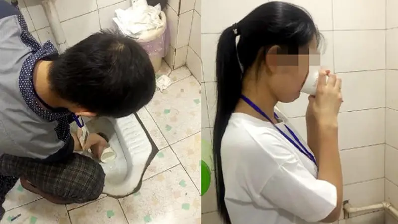 Gagal Capai Target, Karyawan Dipaksa Minum Air dari Toilet