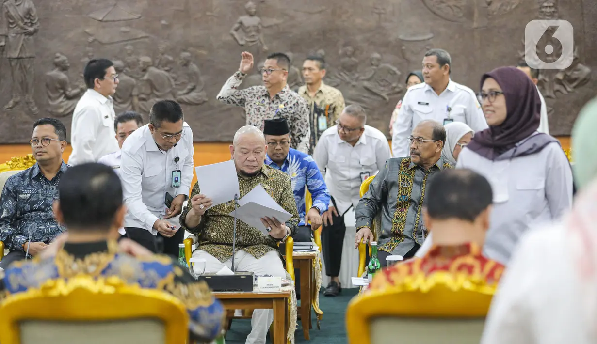 MPR RI belum memiliki agenda untuk melakukan amandemen terbatas terhadap UUD NRI 1945 hingga saat ini. (Liputan6.com/Faizal Fanani)