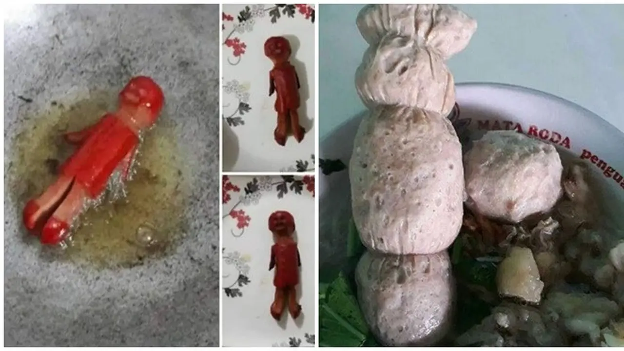 6 Potret Makanan Bentuk Seram Ini Nyeleneh, Sensasi Berbeda saat Makan