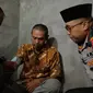 Muhyani dikunjungi Kapolresta Serkot, Kombes Pol Sofwan Hermanto. (Sabtu, 16/12/2023). (Yandhi Deslatama/Liputan6.com).