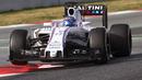 Valtteri Bottas odari Williams mencatat waktu 1m23,229s dari 123 lap pada sesi tes pramusim kedua di Sirkuit Catalunya, Barcelona, selasa (2/3/2016) malam WIB. (EPA/Alejandro Garcia)