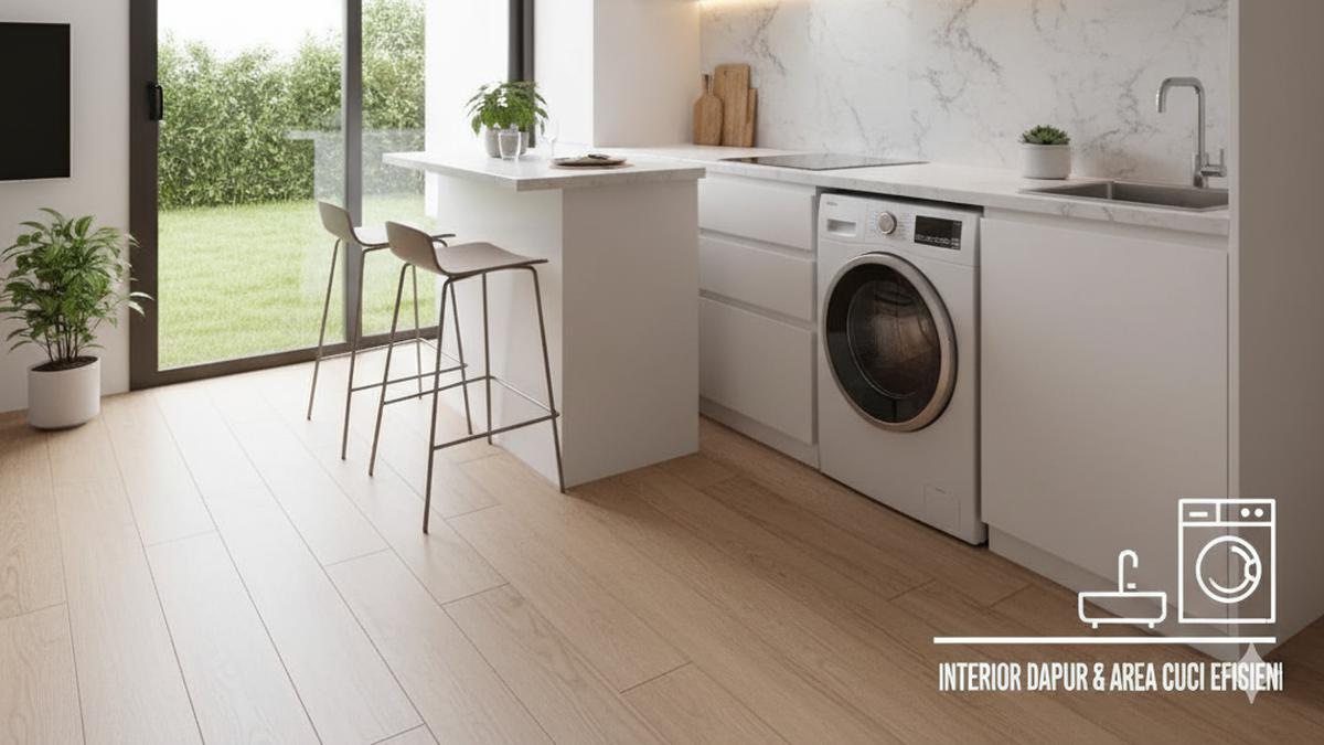 8 Konsep Rumah Minimalis dengan Penataan Dapur dan Area Cuci Efektif, Ideal untuk KPR