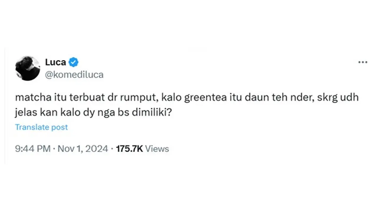 6 Perbedaan Matcha dan Green Tea Menurut Netizen Ini Kocak