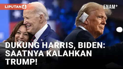 VIDEO: Mundur dari Pilpres AS, Joe Biden Jagokan Kamala Harris Lawan Donald Trump
