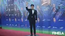 Park Jee Jung di red carpet Golden Disc Awards 2024 yang digelar di Jakarta, Sabtu (6/1/2024). [Foto: Bayu Herdianto/Fimela]