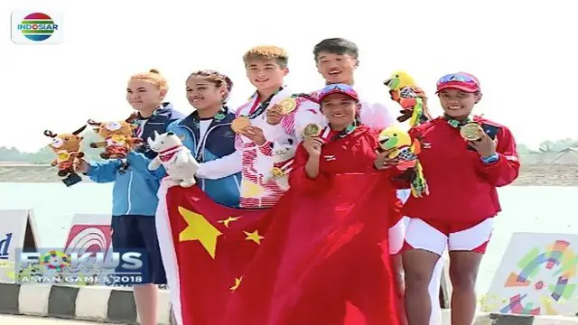 Bangganya Riska dan Nur Meni Raih Perunggu Kano/Kayak Asian Games