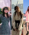 Outfit ke Pantai ala Artis Korea Selatan. [Instagram]
