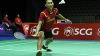 Tunggal putra Indonesia Sony Dwi Kuncoro lolos ke perempat final Thailand Open Grand Prix Gold 2015. (Liputan6.com/Humas PP PBSI)