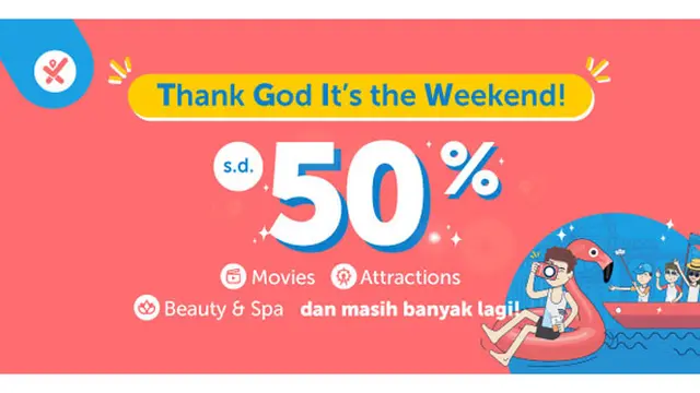 Akhir Pekan Lebih Ceria dengan Diskon 50% dari Traveloka Xperience
