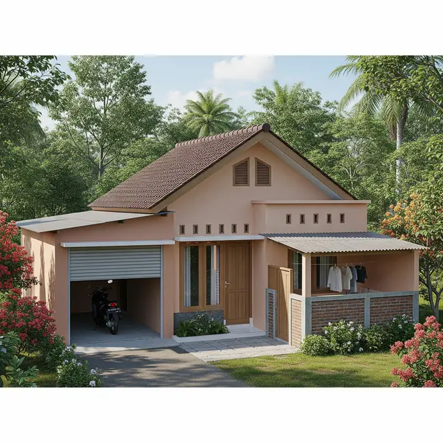 9 Desain Rumah Sederhana 9x9 dengan Garasi, Solusi Hunian Fungsional