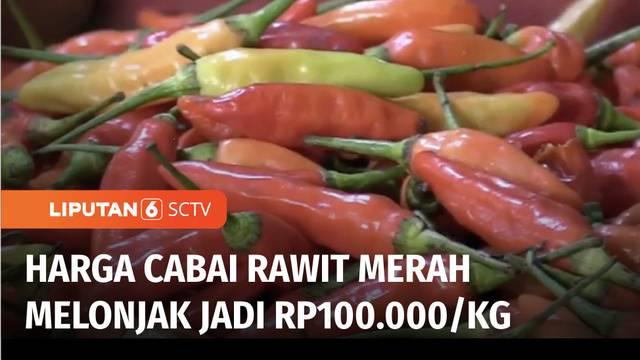 Harga cabai terus naik sejak awal tahun ini. Di Jakarta, harga cabai tembus Rp 100 ribu per kilogram. Kenaikan harga cabai disinyalir akibat cuaca ekstrem yang berdampak pada gagal panen.