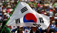 Ilustrasi bendera Korea Selatan (AP/Chung Sung-Jun)