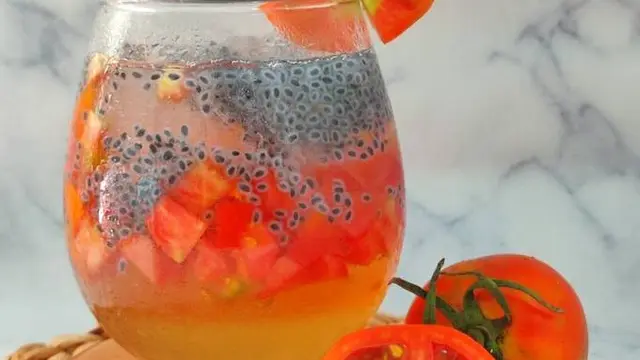 5 Resep Es Tomat Segar untuk Menurunkan Kolesterol Tinggi