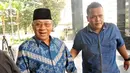 Mahyuddin diperiksa sebagai saksi untuk tersangka Ketua Komite Pembangunan Wisma Atlet di Hambalang, Rizal Abdullah, Jakarta, Rabu (5/11/2014). (Liputan6.com/Miftahul Hayat)