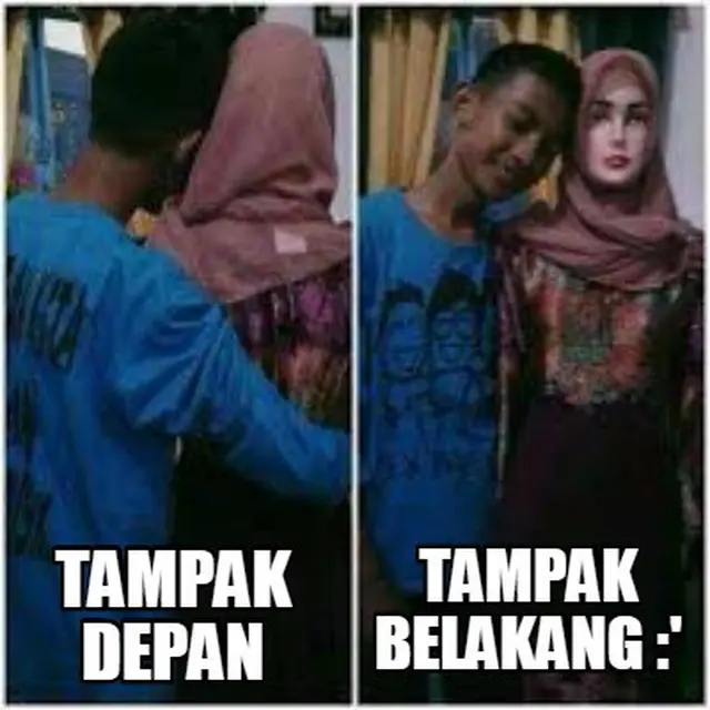 6 Potret Lucu Tampak Depan Vs Belakang Ini Bikin Senyum Kecut