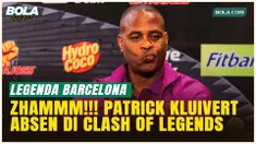 Patrick Kluivert Absen di Clash of Legends, Cedera Paha Jadi Alasan Utama