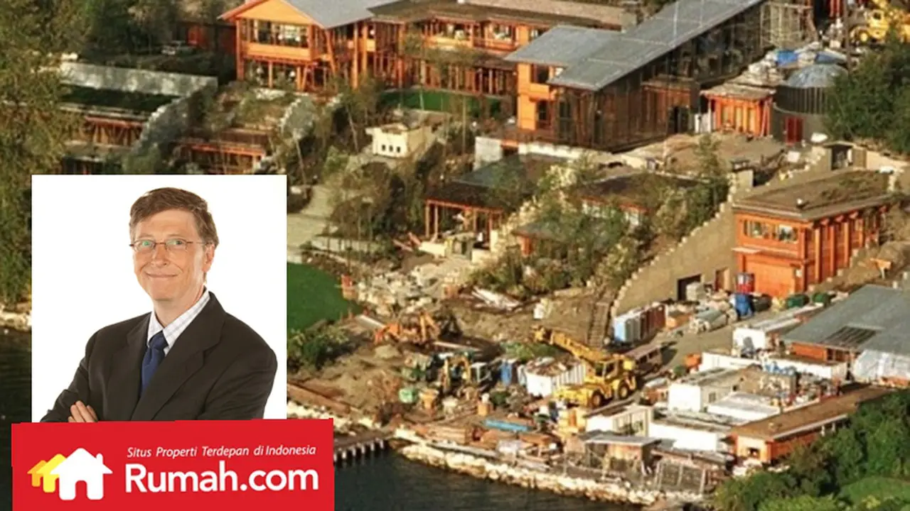 12 Rahasia Rumah Milik Bill Gates Super Mewah