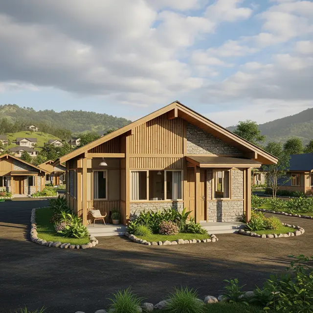 Desain Rumah Tipe 36 di Desa yang Nyaman untuk Pasangan Baru dengan Budget Terbatas (Image by Gemini AI)