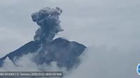 Gunung Semeru kembali erupsi dengan tinggi letusan mencapai 1.200 mdpl (Istimewa)