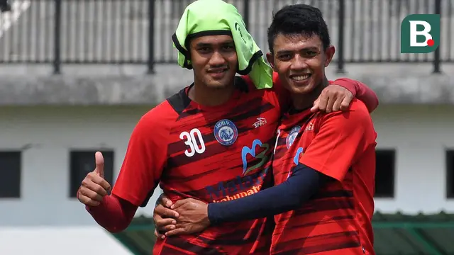 M. Rafli dan Dedik Setiawan (Arema FC)
