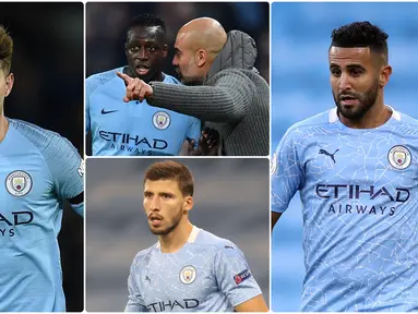 Manchester City telah resmi memperpanjang kontrak Pep Guardiola sebagai pelatih The Citizens hingga 2023. Pep Guardiola dikenal sebagai pelatih hebat dalam mendatangkan pemain di Manchester City. Berikut 7 pembelian termahal Pep Guardiola di Manchester City. (kolase foto AFP)