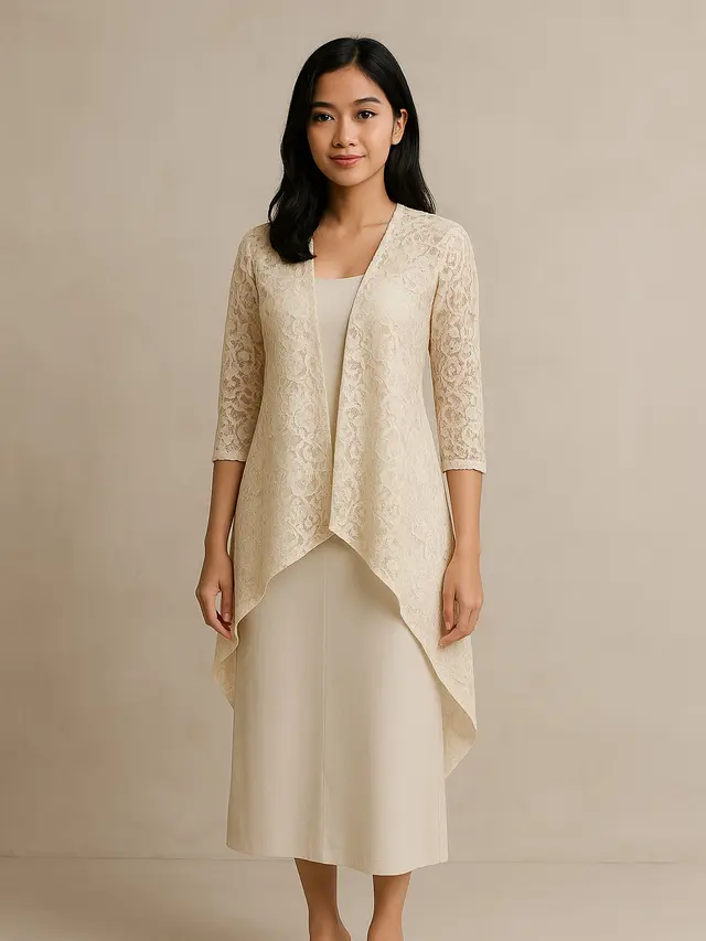 Tampil Percaya Diri Pakai Cardigan Brokat Cocok Buat Kondangan Outdoor/Ilustrasi gambar oleh AI