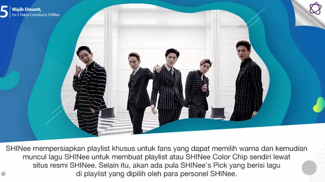 [Bintang] Wajib Dinanti, Ini 5 Fakta Comeback SHINee