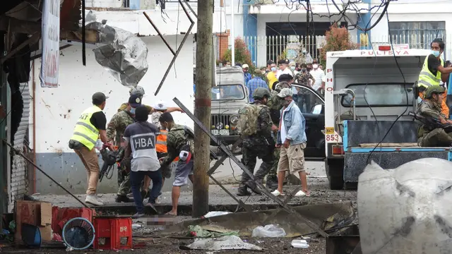 FOTO: Bom Ganda Guncang Selatan Filipina, 10 Orang Tewas