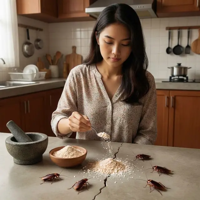 Cara Mengusir Kecoa dengan Cangkang Telur