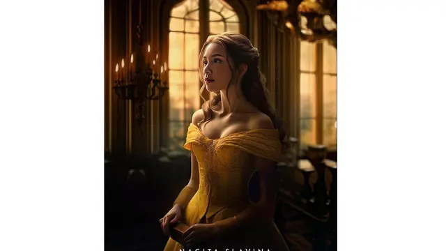 12 Editan Foto Artis Jadi Karakter Princess Disney, Nagita Jadi Belle
