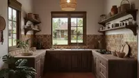 9 Desain Dapur Rumah Kayu dengan Nuansa Alami Hangat, Bikin Betah Masak