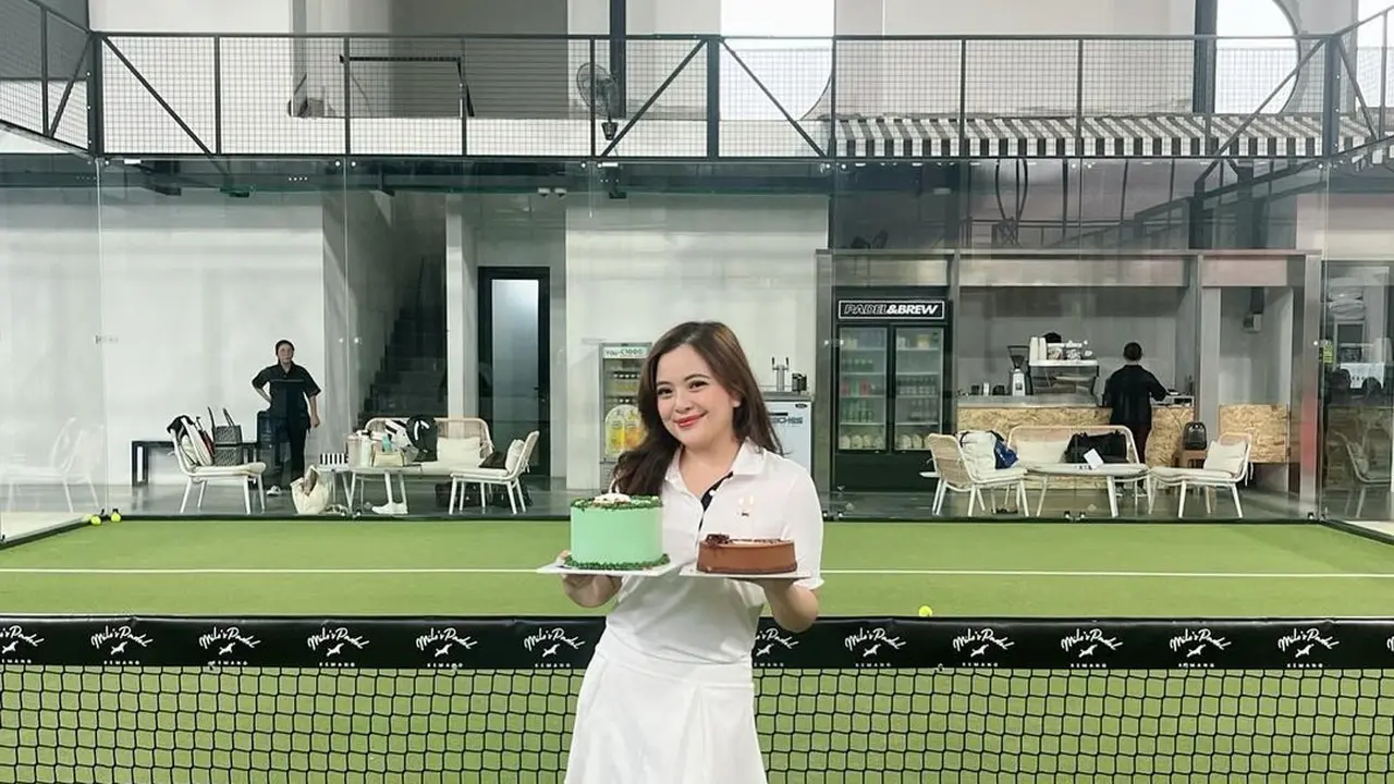 Gaya Sporty Tasya Kamila Rayakan Ulang Tahun dengan Padel Party