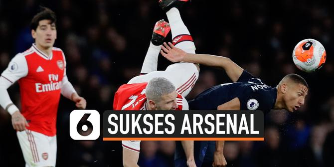 VIDEO: Arsenal Sukses Tumbangkan Everton 3-2