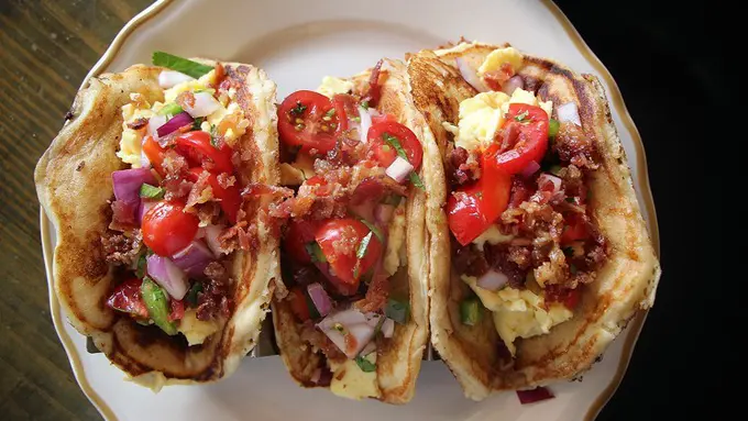 [Bintang] 10 Foto Pancake Tacos yang Bikin Tambah Lapar Jelang Makan Siang