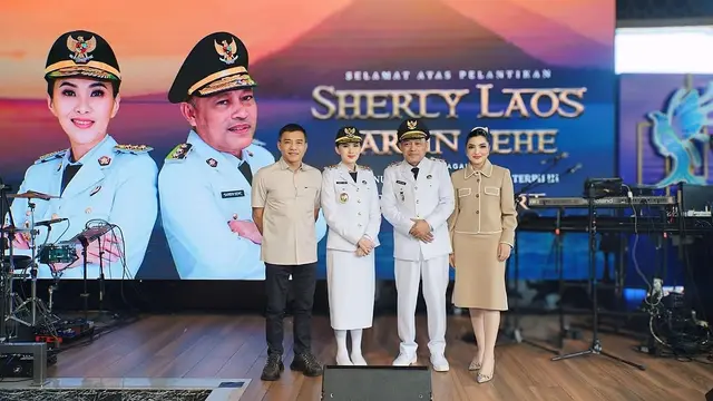 Potret Ashanty Hadiri Syukuran Pelantikan Sherly Tjoanda Laos (credit: instagram/ashanty_ash)