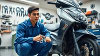 cara menghaluskan suara mesin motor matic ©Ilustrasi dibuat Stable Diffusion
