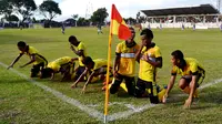 PS Bengkulu Selebrasi Pemain PS Bengkulu ( (Liputan6.com/Yuliardi Hardjo Putra)    