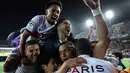 Kemenangan ini memastikan PSG mengamankan agregat 6-4. (FRANCK FIFE / AFP)