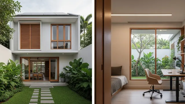 Tipe Rumah Hemat Listrik untuk Gen Z Pekerja Remote/Foto:AI Generated