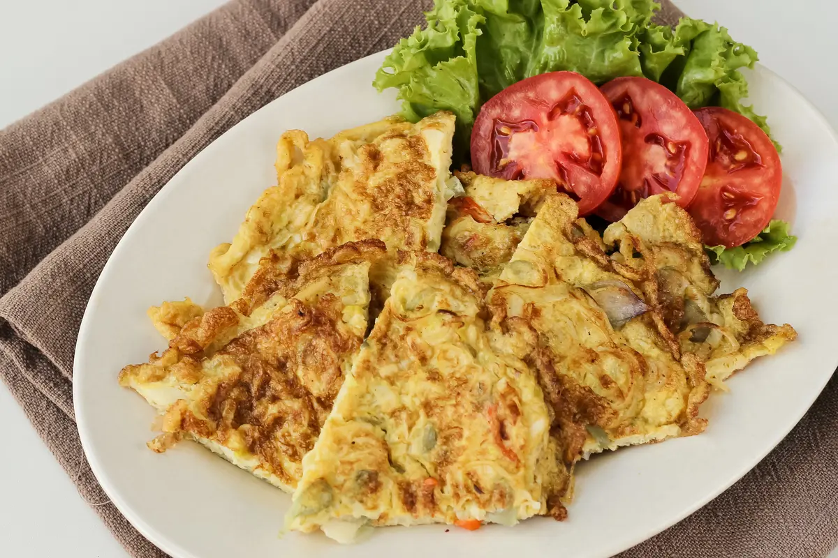 Resep Telur dadar Padang Kelapa Parut
