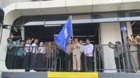 Halte TransJakarta Senen yang Rusak saat Demo Diberi Nama 'Jaga Jakarta', Sisa-Sisa Kerusuhan Dipajang