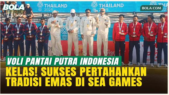 Tumbangkan Tuan Rumah, Timnas Voli Pantai Putra Indonesia Sukses Pertahankan Tradisi Medali Emas SEA Games!