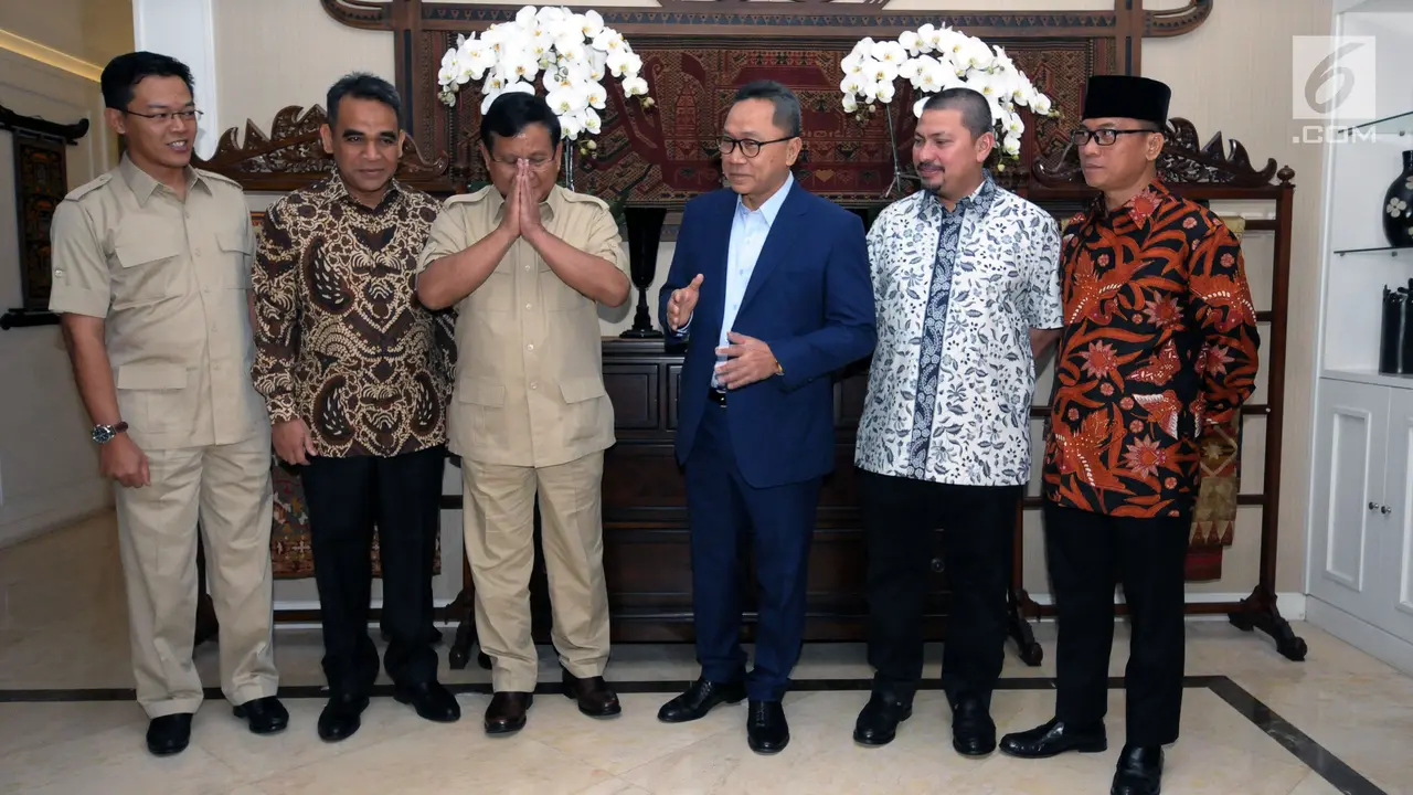 Jelang Pilkada Serentak 2018, Prabowo Subianto Temui Zulkifli Hasan