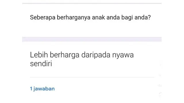 Wanita Ini Iseng Minta Orang Tua Isi Kuesioner, Jawaban Ayah Bikin Haru