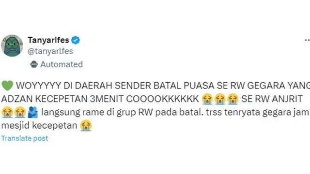 8 Alasan Netizen Batal Puasa Ini Bikin Geleng Kepala