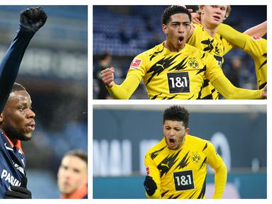 Tidak banyak pemain Inggris yang berkarir di luar Inggris. Sebagai kiblat sepakbola dunia dengan Premier League-nya, mengapa harus meninggalkannya? Pertanyaan ini tidak berlaku bagi 5 pemain muda Inggris berikut yang sukses justru di luar kompetisi Premier League. (Kolase Foto AFP)