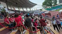 SEA Games 2021: Pendukung Timnas Indonesia U-23 Menggema di Viet Tri Stadium, Ada Ultras Garuda hingga Komandan GR